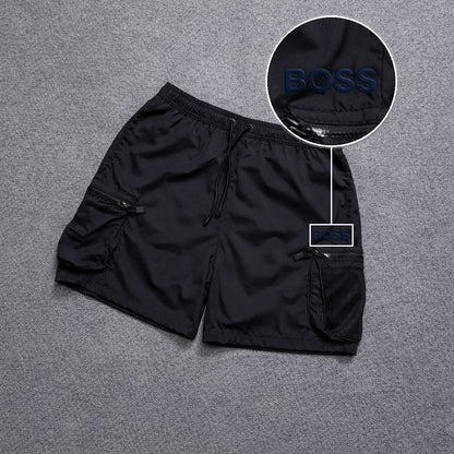 Short Premium Rede Preto com patch Boss Sp Preto