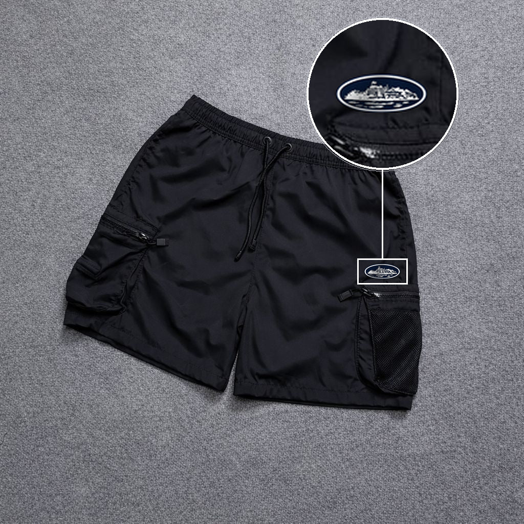 Short Premium Rede Preto com patch Cortez Prisao