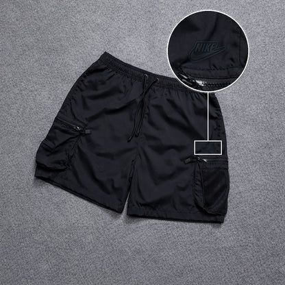 Short Premium Rede Preto com patch Nike Preto