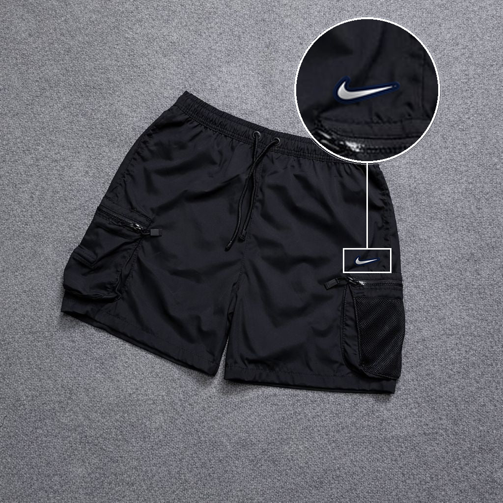 Short Premium Rede Preto com patch Nike Resinado B P