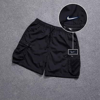 Short Premium Rede Preto com patch Nike Resinado B P
