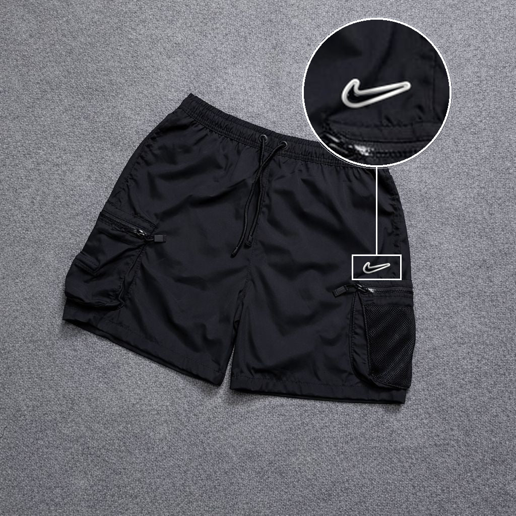 Short Premium Rede Preto com patch Nike Rs P B