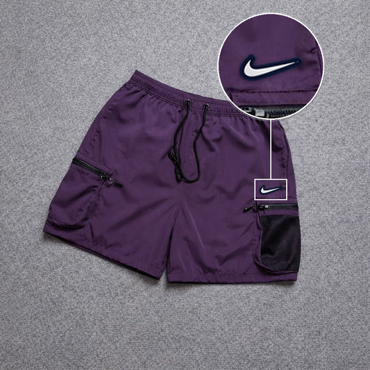 Short Premium Rede Roxo com patch Nike Resinado B P
