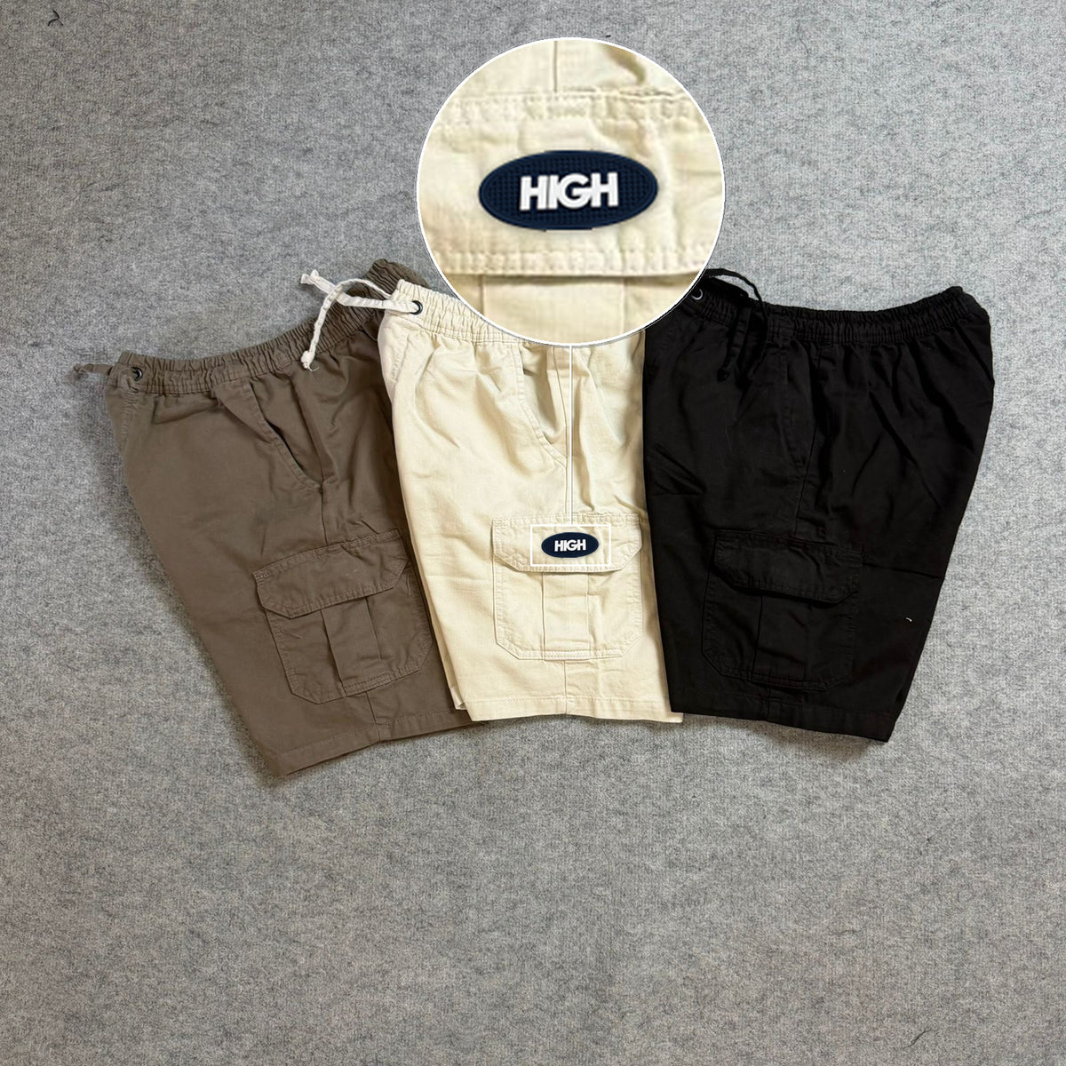 SHORT SARJA CARGO com patch High Oval