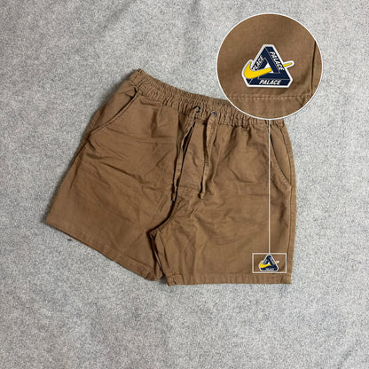 SHORT SARJA MAURICINHO CAQUI com patch Palace