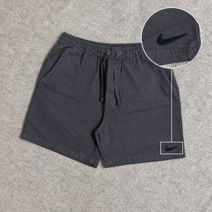 SHORT SARJA MAURICINHO CINZA CHUMBO com patch Nike Facao Sp Preto