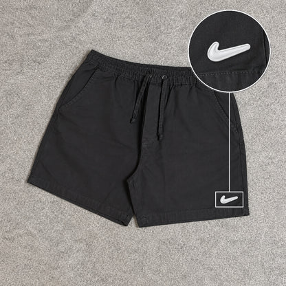 SHORT SARJA MAURICINHO PRETO com patch Nike Facao Sp Branca