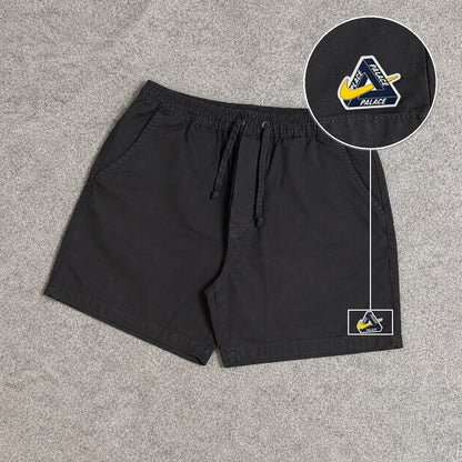 SHORT SARJA MAURICINHO PRETO com patch Palace