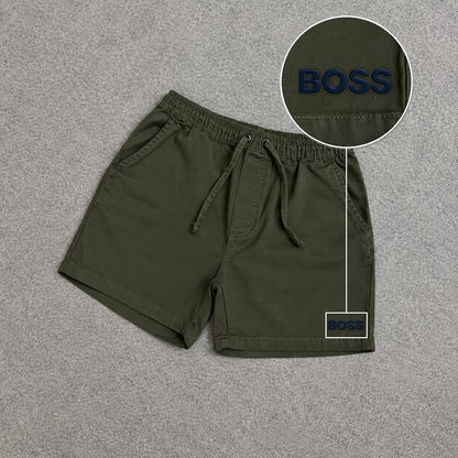 SHORT SARJA MAURICINHO VERDE MILITAR com patch Boss Sp Preto