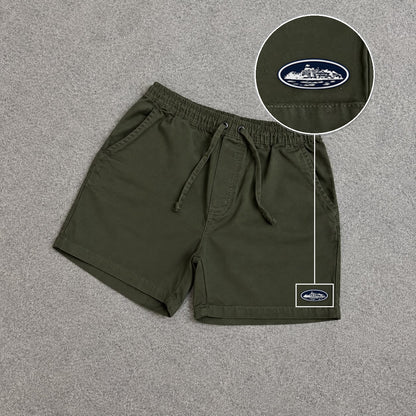 SHORT SARJA MAURICINHO VERDE MILITAR com patch Cortez Prisao