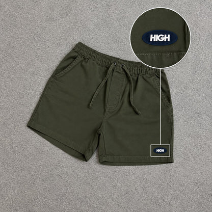 SHORT SARJA MAURICINHO VERDE MILITAR com patch High Oval