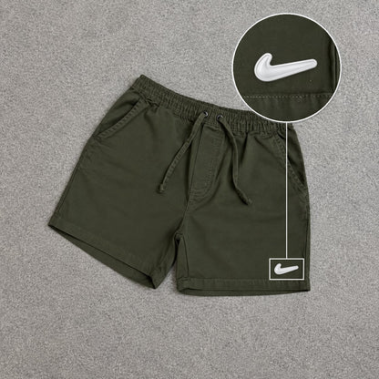 SHORT SARJA MAURICINHO VERDE MILITAR com patch Nike Facao Sp Branca