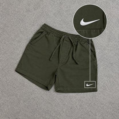 SHORT SARJA MAURICINHO VERDE MILITAR com patch Nike Swoosh Branco